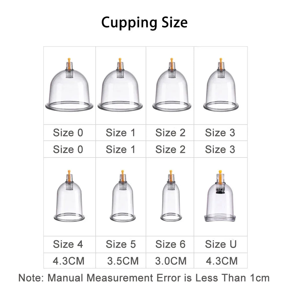 Electric Vacuum Cupping  Therapy Set.