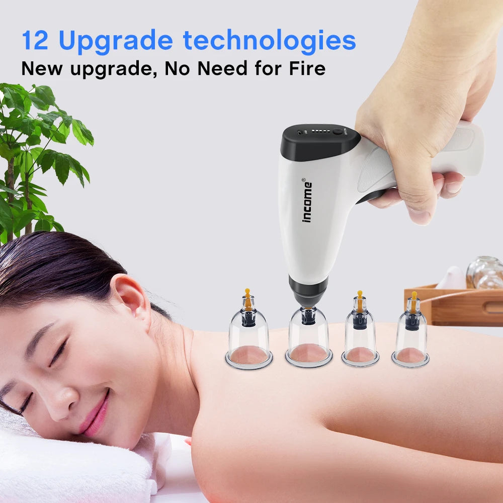 Electric Vacuum Cupping  Therapy Set.