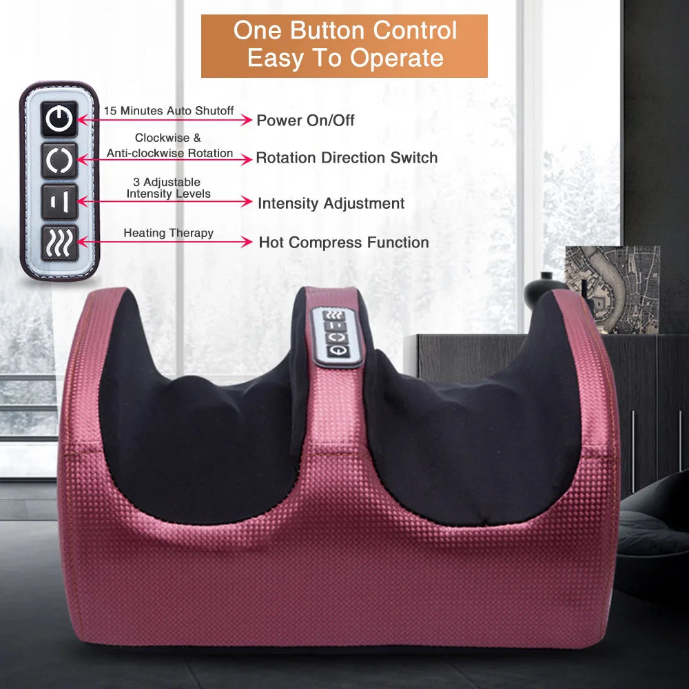 Electric Foot Massager Heating Therapy  Machine